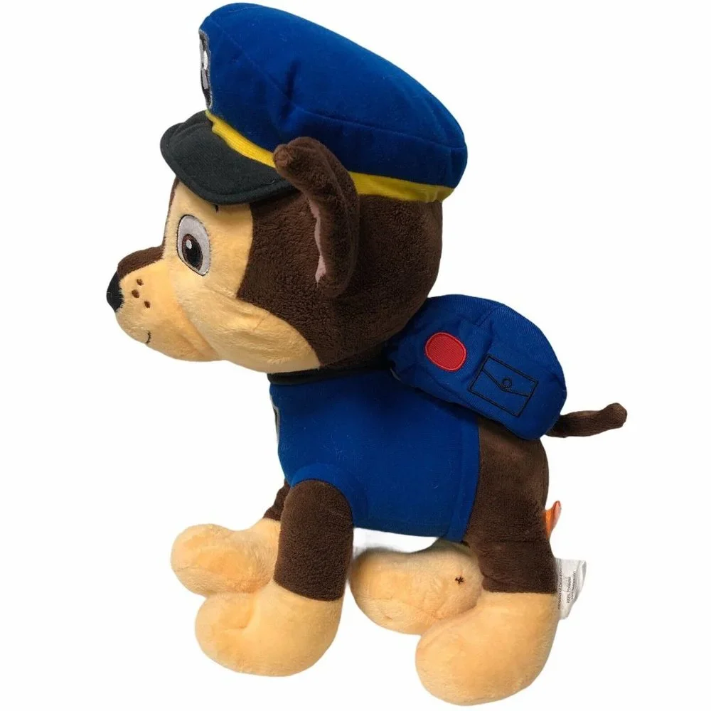 Nickelodeon Paw Patrol Stuffed Plushes Marshall Dalmatian & Chase Police Cop 15